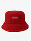 cheap Women&#039;s Hats-Women&#039;s Beige Sherpa Bucket Hat – Cozy Fleece Winter Hat for Casual Wear and Outdoor Activities
