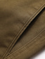 cheap Slim-Men&#039;s Dress Pants Trousers Chinos Buttons Pocket Plain Comfort Formal Party Work Fashion Classic Style Black Army Green Micro-elastic