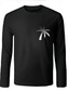 voordelige Heren Elite T-shirts &amp; Tank-Voor heren Grafische T-shirts Informele stijl Klassieke Stijl  Palmboom Strakke ronde hals Kleding Andere prints Buiten Vakantie Straat Dagelijks Sport Lange mouw Modieus Stoer Dagelijks Stijlvol