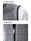 cheap Men&#039;s Cardigan Sweater-Men&#039;s Dress Sweater Cardigan Sweater Zip Sweater Knit Sweater Ribbed Knit Regular Zip Up Side Pockets Solid Color Fashion Classic Daily Wear Date Clothing Apparel Fall &amp; Winter Black Red M L XL