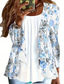 cheap Women&#039;s Graphic Tops-Women&#039;s Plus Size Blouse Long Sleeve Regular Tops Crew Neck Pink Blue Purple Fall &amp; Winter