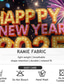 cheap Men&#039;s Printed Casual Pants-New Year Men&#039;s Happy New Year Pants Trousers Mid Waist Drawstring Elastic Waist Hawaiian Casual Outdoor Party Evening Wear Holiday Straight Leg Trousers Summer Spring Fall 3D Print Black