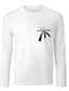 voordelige Heren Elite T-shirts &amp; Tank-Voor heren Grafische T-shirts Informele stijl Klassieke Stijl  Palmboom Strakke ronde hals Kleding Andere prints Buiten Vakantie Straat Dagelijks Sport Lange mouw Modieus Stoer Dagelijks Stijlvol