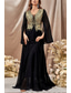 cheap Evening Dresses-A-Line Evening Gown Elegant Dress Wedding Christmas Sweep / Brush Train Long Sleeve V Neck Chiffon with Glitter 2024