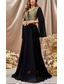 cheap Evening Dresses-A-Line Evening Gown Elegant Dress Wedding Christmas Sweep / Brush Train Long Sleeve V Neck Chiffon with Glitter 2024