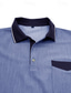 cheap Men&#039;s Classic Polo-Men&#039;s Polo Golf Shirt Business Casual Classic Short Sleeve Fashion Solid Color Buttons Pocket Summer Spring Regular Fit Denim Blue Red Navy Blue Dark Gray Light Grey Green Polo