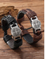 cheap Accessories For Men-Men's Viking Style Leather Rope Bracelets with Compass Design, Adjustable Fit, and Norse Boho Aesthetic for Casual and Outdoor Wear