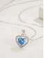 voordelige Kettingen en hangers-ketting titanium staal damesmode schattig klassiek hart mooie hartvormige ketting voor Valentijnsdag verjaardagscadeau