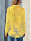 cheap Lace Tops-Women&#039;s White Elegant Lace Tops Eyelet Blouse Casual Solid Color Regular Tops Long Sleeve Shirt Collar Buttons Pocket Regular Fit Daily Romantic Petite Tops Summer Holiday Wear White Yellow Purple