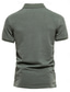 cheap Men's Elite Polo-Men's 100% Cotton Polo Work Business Turndown Short Sleeve Vacation Vintage Solid Color Buttons Summer Spring Dark Grey Lake blue Army Green Polo