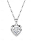 voordelige Kettingen en hangers-ketting titanium staal damesmode schattig klassiek hart mooie hartvormige ketting voor Valentijnsdag verjaardagscadeau