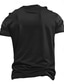 cheap Men&#039;s Graphic T Shirt-Men&#039;s American US Flag Eagle Patriotic T Shirt Tee Top 100% Cotton Short Sleeve Graphic Shirt Black Comfortable Tee Vacation Street Fashion Designer Clothing