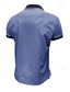 cheap Men&#039;s Classic Polo-Men&#039;s Polo Golf Shirt Business Casual Classic Short Sleeve Fashion Solid Color Buttons Pocket Summer Spring Regular Fit Denim Blue Red Navy Blue Dark Gray Light Grey Green Polo