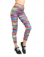 cheap Yoga Leggings &amp; Tights-Women&#039;s Yoga Pants Yoga Leggings High Waist Pilates Gym Workout Workout Tights Print Rainbow Fall Sports Activewear Stretchy Slim