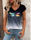 abordables T-shirt Animaux-Débardeur en camisole pour femmes animal vintage décontracté sans manches encolure en V débardeurs réguliers imprimé vacances noir été printemps automne