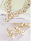 cheap Women&#039;s Necklace-Women&#039;s Faux Pearl and Rhinestone Jewelry Set – Elegant Necklace and Earrings for Weddings, Parties and Special Occasions