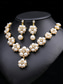 cheap Women&#039;s Necklace-Women&#039;s Faux Pearl and Rhinestone Jewelry Set – Elegant Necklace and Earrings for Weddings, Parties and Special Occasions