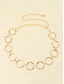 abordables Ceinture pour femme-ceinture circulaire en chaîne dorée pour femme – bijoux tendance pour la plage, les fêtes et les tenues d'été