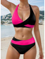 cheap Bikini Sets-Women&#039;s Swimsuits Bikini 2 Piece Cheeky Swimsuit Backless Vacation Beach Wear Solid Color Halter Neck Sleeveless Bathing Suits