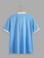 abordables Polo Classique pour Hommes-Homme Chemise de golf Polo Piqué Occasionnel Fête Revers Manche Courte Vacances Mode Uni Classique Été Printemps Coupe régulière Blanche Chemise de golf