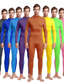 abordables Mat-Costumes Zentai Costume de cosplay Costume de peau Costume de Carnaval Combinaison Intégrale Homme Femmes Sexe Couleur Unie Spandex Lycra Costume pour Noël Halloween Carnaval Adulte