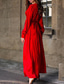 abordables Robe Simple-Femme Robe Maxi Robe Évasée Robes bohème chic mode Sexy Bohème Vacances du quotidien Rendez-vous Standard Plein Sans Manches Col V Jaune Rouge Vert Eté