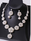 cheap Women&#039;s Necklace-Women&#039;s Faux Pearl and Rhinestone Jewelry Set – Elegant Necklace and Earrings for Weddings, Parties and Special Occasions