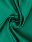 cheap Cocktail Dresses-A-Line Cocktail Dresses Elegant Dress Formal Wedding Guest Tea Length 3/4 Length Sleeve V Neck Satin with Pleats Dresses