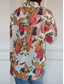 cheap Women&#039;s Graphic Tops-Women&#039;s Shirt Blouse Floral Stylish Casual Long Sleeve Shirt Collar Regular Tops Daily Buttons Print Blue Orange Summer Spring