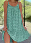 cheap Vacation Dresses-Women&#039;s Maxi Dress A Line Dress Slip Dress Stylish Basic Casual Vacation Daily Regular Fit Graphic Sleeveless U Neck Light Red Red Green Summer Spring