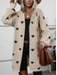 cheap Cardigans &amp; Outerwears-Women&#039;s Cardigan Cable Knit Sweater Streetwear Daily Work Heart Ribbed Chunky Open Front Knitted Drop Shoulder Long Sleeve Long Tops Knit Home Party Daily Apricot Fall Winter