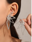 cheap Wedding Accessories-Crystal Butterfly Statement Earrings with Rhinestone Detailing, Elegant Dangle Earrings for Women, Perfect for Weddings, Parties, and Formal Events