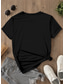 cheap Humor&amp;Quotes tee-Women&#039;s T Shirt Animal Dog Casual Short Sleeve Round Neck Regular Tops Daily Print Black White Wine Gray Summer Spring