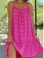 cheap Vacation Dresses-Women&#039;s Maxi Dress A Line Dress Slip Dress Stylish Basic Casual Vacation Daily Regular Fit Graphic Sleeveless U Neck Light Red Red Green Summer Spring