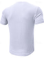 ieftine Tricou casual Henley-Bărbați Tricou Cămașă Henley Cămașă musculară Tricou din tricot cu nervuri Tee Top Mânecă scurtă Simplu Modă Designer De Bază Henley Vacanță Stradă Ieșire Vară Alb Tricou Henley