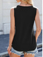 זול מיכל פשוט-חולצת טנק נשים בסיסית בצבע אחיד עם רצועות ללא שרוולים טופ רגיל דפוס לא מקופל שחור לבן ורוד ירוק קיץ