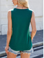 זול מיכל פשוט-חולצת טנק נשים בסיסית בצבע אחיד עם רצועות ללא שרוולים טופ רגיל דפוס לא מקופל שחור לבן ורוד ירוק קיץ