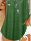 billiga Damlinnen och blusar-Damens Camisole Tank Top Blommig Stilfull Casual Ärmless U-hals Regulator Toppar Daglig Tryck Ljusblå Lila Grön Sommar