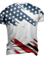 cheap Independence Day T shirts-Veterans Day Men&#039;s Patriot Patriotic Veteran American US Flag T Shirt Short Sleeve T shirt 3D Print Crew Neck Shirt Daily Military Street Daily White Summer Spring Clothing Apparel S M L XL XXL