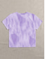 cheap Animals tee-Women's T Shirt Print Butterfly Casual Short Sleeve Round Neck Regular Tops Daily Purple Summer