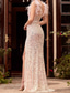 economico Abiti con paillettes-Per donna Normale Abito maxi Abito nero Abito con Paillettes Abito da Cocktail Abito Formale Elegante Abito Maxi Brillanti Ad aletta Matrimonio Ospite di nozze Occasione speciale Taglia piccola