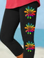 cheap Art&amp;Design Print-Women&#039;s Leggings Capri Pants High Elasticity Fashion Streetwear Full Length High Waist Graphic Plaid Pattern Printing Thermal Warm Breathable Soft  Outdoor Daily Black Grey Summer Spring Regular Fit