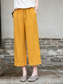 cheap Plain Cotton Linen Pant-Women&#039;s Cotton Linen Shorts Linen-Inspired Pants Cotton Linen Pants Fashion Streetwear Basic Ankle-Length Medium Waist Plain Pocket Drawstring Comfort Outdoor Micro-elastic Vacation Street Daily rice