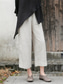 cheap Plain Cotton Linen Pant-Women&#039;s Cotton Linen Shorts Linen-Inspired Pants Cotton Linen Pants Fashion Streetwear Basic Ankle-Length Medium Waist Plain Pocket Drawstring Comfort Outdoor Micro-elastic Vacation Street Daily rice