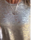 preiswerte Einfarbiges T-Shirt-Damen T Shirt Pailletten Einfach Mode Modern Lässig Kurzarm Rundhalsausschnitt Normale Oberteile Täglich Wochenende Silber Schwarz Gold Regenbogen Sommer Frühling