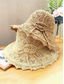 cheap Women's Hats-Women's Bohemian Crochet Sun Hat with 3D Floral Decoration - Foldable, Lightweight and Breathable, Perfect for Summer, Beach and Outdoor Activities
