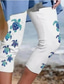 ieftine Imprimare animale-Pantaloni legging Capri pentru femei elasticitate ridicată modă streetwear lungime completă talie înaltă imprimare oceanică termic călduros respirabil moale pentru vacanță casual zilnic alb lapte