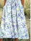 cheap Floral Dress-Women&#039;s Mini Dress Petite Dress T Shirt Dress Tee Dress A Line Dress Summer Dress Vacation Stylish Casual Vacation Daily Regular Fit Floral Graphic Short Sleeve Crew Neck Light Blue