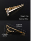 cheap Men&#039;s Ties &amp; Bow Ties-Men&#039;s Gold Plated Fork, Knife and Hammer Tie Clip - Unique and Stylish Design - Perfect for Weddings, Formal and Creative Occasions