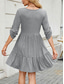 cheap Plain Dress-Women&#039;s Mini Dress T Shirt Dress Tee Dress A Line Dress Solid Color Athletic Dress Casual Vacation Casual Daily Regular Fit Floral Long Sleeve Crew Neck Black Wine Sky Blue Green Summer
